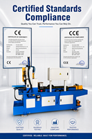 Machine de découpe de tuyaux CNC automatique certifiée CE, équipement de découpe de tubes métalliques multi-profilés