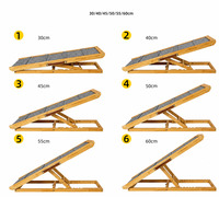 WDF ODM/OEM Planche à gratter carrée en bambou pour ongles de chiens et chats
