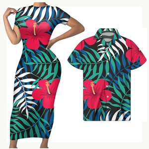 <span class=keywords><strong>Vestido</strong></span> Sexy Ajustado con Estampado Floral <span class=keywords><strong>de</strong></span> Hibisco Tropical <span class=keywords><strong>de</strong></span> Hawái, <span class=keywords><strong>Vestido</strong></span> Midi Básico <span class=keywords><strong>para</strong></span> Fiesta, Ropa <span class=keywords><strong>de</strong></span> Club, <span class=keywords><strong>Vestido</strong></span> <span class=keywords><strong>de</strong></span> Novia <span class=keywords><strong>para</strong></span> Mujeres <span class=keywords><strong>Embarazadas</strong></span> - Product Image 2