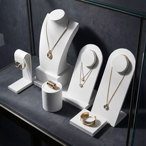 Ensemble de supports de présentation de bijoux en forme de cube pour boucles d'oreilles, colliers, bracelets – Élégant et réglable - Product Image 3