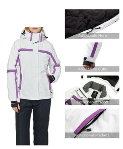 <span class=keywords><strong>Veste</strong></span> de ski de haute qualité à la mode pour femmes-<span class=keywords><strong>Imperméable</strong></span> coupe-vent chaud pour le snowboard d'hiver - Product Image 5