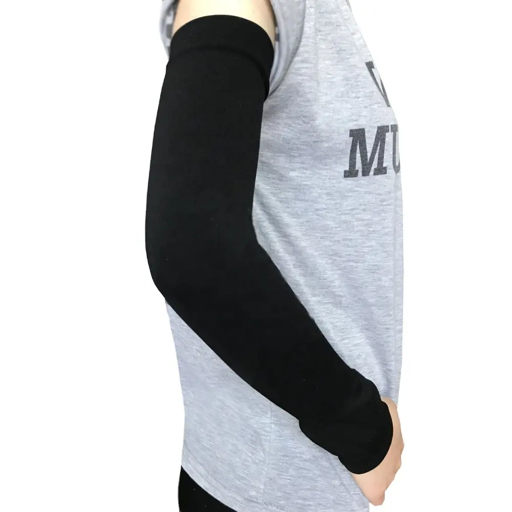 Soğutma kol kollu uv koruma açık voleybol bisiklet anti UV atletik sıkıştırma kolu manşonu