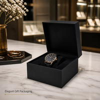 Boîte cadeau magnétique à rabat, étanche, avec doublure en éponge, noir mat, luxe, design pliable et plat, pour cosmétiques, directement de l'usine