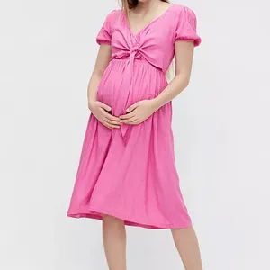 Custom Casual Ladies Pregnancy Clothing Pregnant Women Dress Summer Maternity Nursing Dresses