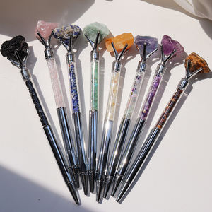 Penne di cristallo all'ingrosso penne di scrittura di roccia di bling di pietra di cristallo con cristalli - Product Image 4