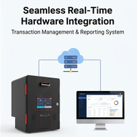 Terminal de dépôt d'espèces haute performance C-Box : Kiosque bancaire entièrement automatisé avec impression de reçus et coffres-forts intelligents pour bureaux