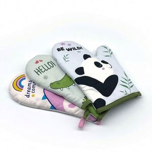 ถุงมือกันความร้อนซิลิโคนน่ารักสำหรับเตาอบไมโครเวฟ ขายดี - Product Image 3