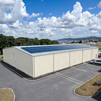 Bâtiment d'atelier en structure acier préfabriquée entièrement préassemblée, rapide et facile à construire, conception personnalisée