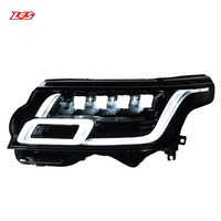 Feux avant LKS pour LandRover RangeRover L405 2013-2017, ensemble de phares LED, mise à niveau avec DRL matriciel et clignotants séquentiels
