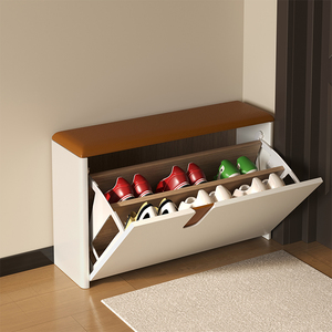 Siêu hẹp Phân & Ottoman cho nhà hoặc căn hộ không gian nhỏ Giày thay đổi & ngồi lật xô thiết kế - Product Image 3