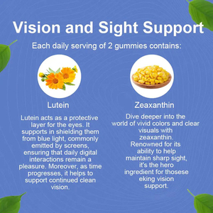 Gummies pour les yeux sans sucre à la <span class=keywords><strong>lutéine</strong></span> 60 unités - <span class=keywords><strong>Lutéine</strong></span> et zéaxanthine, favorise la performance visuelle et la protection contre la lumière bleue - Product Image 6