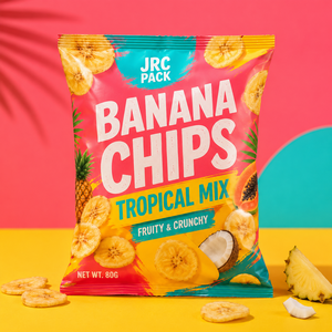 Sachets d'emballage alimentaire en plastique personnalisés avec logo pour plantains, <span class=keywords><strong>bananes</strong></span>, chips et snacks (pour l'emballage des chips de pommes de terre) - Product Image 2