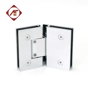 ANFU 135 degree adjust concealed 10mm interior glass swing spring door shower hinge