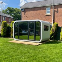 Maisons préfabriquées de luxe modernes et technologiques, personnalisées, de type Apple Cabin House, structure en acier, certifiées CE, best-sellers
