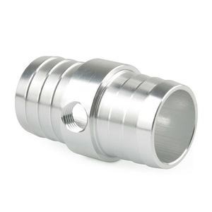 Conector de Manguera de Refrigerante de Aluminio Jiax de 1 Pulgada a 18 NPT con Orificio Lateral para Reparación y Reemplazo de Radiadores - Product Image 1