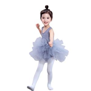 Vêtements pour enfants européens et américains <span class=keywords><strong>Jupe</strong></span> <span class=keywords><strong>tutu</strong></span> de danse de performance pour filles Robe de pratique de ballet de performance - Product Image 5