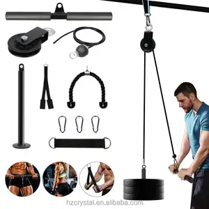 SJ-1006 Home Equipment Fitness Lat Bar Lift Pulley System Dual Cable Machine for Home Use