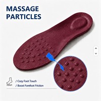 Semelles intérieures en PU AureRight avec soutien de la voûte plantaire, antichoc, écologiques, durables, respirantes, lavables, unisexes pour la marche et la course