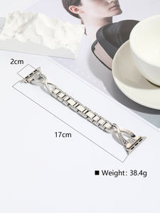 <span class=keywords><strong>Prix</strong></span> de gros de luxe Fashion Girls Women <span class=keywords><strong>Bracelet</strong></span> en acier inoxydable pour <span class=keywords><strong>Apple</strong></span> <span class=keywords><strong>Watch</strong></span> 38/40/41/42/44/45/49MM <span class=keywords><strong>Bracelet</strong></span> de montre - Product Image 2