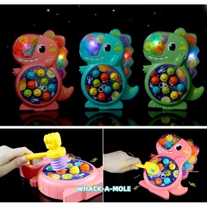 Samtoy Rotatori Elettronici a Ingranaggi Dinosauro <span class=keywords><strong>Gioco</strong></span> da Tavolo con Martello Giocattolo Whack-a-Mole per Bambini con Musica e Luci - Product Image 4