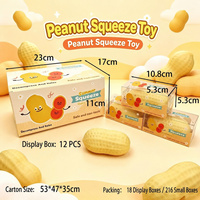 Jouet sensoriel à presser solide, série alimentaire, 7 modèles : Mangue, Cacahuète, Pudding, Fromage, Orange, Ananas, Boulette de maïs