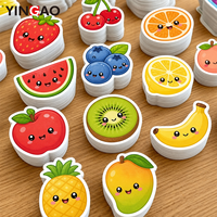 Autocollants personnalisés Kawaii découpés à la forme, mignons, dessins animés, fruits, animaux, animaux de compagnie, pastel, desserts, en vinyle, imperméables, adhésifs, durables, résistants à la chaleur