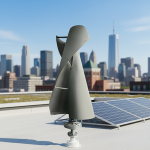 Vertical Wind <b>Generator</b> 1KW 2KW Quiet Windmill Low Speed Start With MPPT Hybrid Controller for Home <b>Power</b> System RY-76567 Wind T - Product Image 4