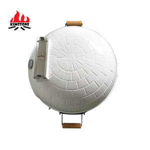 Kimstone nuovo Design Parrilla Kamado da tavolo struttura in mattoni ceramica legno forno per Pizza - Product Image 4