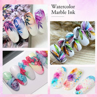 Le plus récent CANNI Nail Art 9ml fleur fleur effet Gel vernis à ongles Air sec couleur marbre liquide floraison encre émail vernis laque