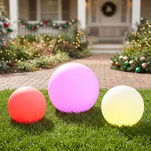 <span class=keywords><strong>Luz</strong></span> LED Solar Esférica para Exteriores, Impermeable IP65, con <span class=keywords><strong>Luz</strong></span> Blanca Cálida, para Decoración de Jardín y Terraza en Acción de Gracias - Product Image 4