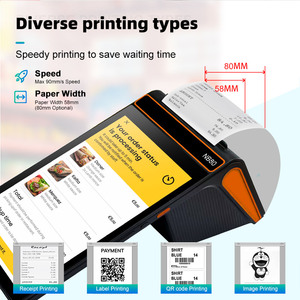 Nb80 80mm 4G Wifi cảm ứng <span class=keywords><strong>POS</strong></span> Máy thanh toán thiết bị đầu cuối di động Xổ Số vé máy dữ liệu không dây nb80r <span class=keywords><strong>Android</strong></span> 12/13 thanh toán <span class=keywords><strong>POS</strong></span> - Product Image 5