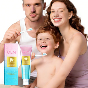 CHIC BEAUTE Pasta Dental Orgánica Sin Flúor para Eliminar el <span class=keywords><strong>Sarro</strong></span>, Blanquear los <span class=keywords><strong>Dientes</strong></span> Amarillos y Refrescar el Aliento con Niacinamida para Uso Doméstico - Product Image 2