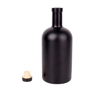 Bouteille en verre personnalisée de 375 ml, 500 ml, 750 ml, 1 L, transparente ou givrée, pour <span class=keywords><strong>vodka</strong></span>, whisky, gin, tequila, rhum, <span class=keywords><strong>cocktail</strong></span>, brandy, avec bouchon - Product Image 6