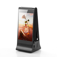 Double écran numérique lcd de 8 pouces de haute qualité, Table de Restaurant, Wifi, vidéo intérieure, chargement de téléphone, affichage de signalisation publicitaire