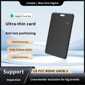 NOUVEAU Plastique IP67 étanche Card Finder Wallet Tracker Anti Lost Key Locator <span class=keywords><strong>GPS</strong></span> 4G Smart Finder Bag MFI Certified IOS - Product Image 3