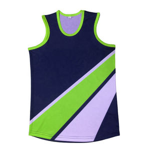 Hot Style Sublimación completa Running Singlet Diseño personalizado - Product Image 3