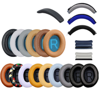 Coussin de couverture de coussinets d'oreille de remplacement doux de haute qualité pour les oreillettes de casque QuietComfort QC15 QC25 QC35