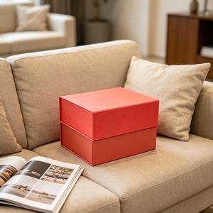 Cajas de Regalo Rojas/Negras/Rosas, Cajas Rígidas de Lujo Coloridas Mate para Bodas y Eventos - Product Image 5