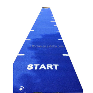 หญ้าเทียมพลาสติกขนาด 15 มม. - 35 มม. สำหรับปูพื้นยิม สีเขียว พร้อมเครื่องหมาย - Product Image 5