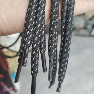 CQ Custom <strong>Flat</strong> Printing Logo <strong>Drawstring</strong> for Garment 100% Polyester with Braided and Tipped Finishing Elastic <strong>Cord</strong>/Rope for Bags - Product Image 4