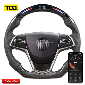 Volante de fibra de carbono TDD LED para Cadillac ATS-V CTS-V CT4 CT5 CT6 XT4 XT5 XT6 2013 2014 2015 2016 - Product Image 1
