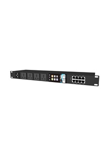 Rak PDU Cerdas Terukur dengan 4 Soket Universal dan Antarmuka IO Mendukung Manajemen Jarak Jauh Multi Protokol 110V 250V 10A - Product Image 4