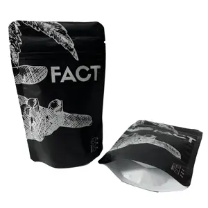 Factory OEM Ziplock Product Packaging Bag Cosmetic Zip Pouch Stand Up Zip Lock Pouch