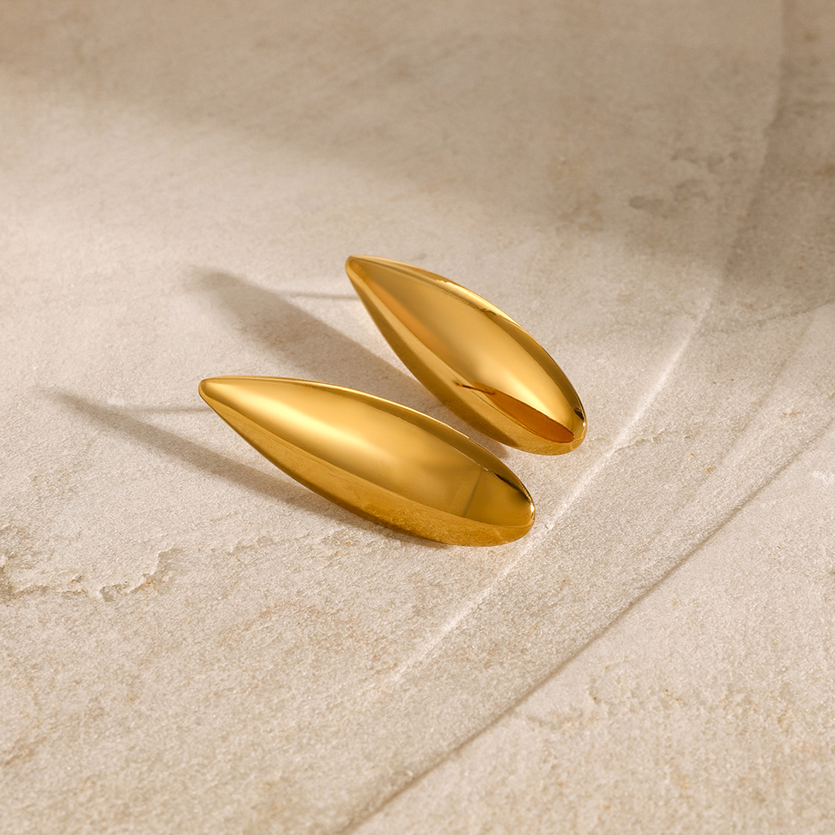 Big Long Teardrop Earrings