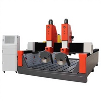 Nouvelle machine de profilage de pierre CNC à double tête Mingke 15kW 3000mm 12m Vitesse de traitement rapide Facile à utiliser Marbre Granit