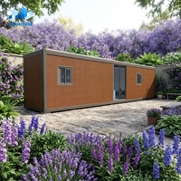 Conteneur préfabriqué de 40 pieds, 2 ou 3 chambres, bureau, café, bar, boutique, jardin, bâtiment, camp, maisonnette, villa préfabriquée