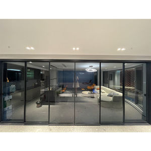 Puertas Corredizas de Aluminio con Doble Vidrio Templado, Puerta Corrediza de Alta Calidad y Eficiencia Energética - Product Image 2