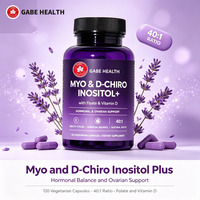 Capsules personnalisées Myo D-Chiro Inositol, mélange de folate et de vitamines, équilibre hormonal, soutien ovarien, à base de plantes pour femmes, OEM