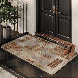 Alfombra Geométrica Sally para Entrada, Rectangular, Antideslizante, de Fibra de Poliéster, Resistente a las Manchas, para Recibidor - Product Image 2