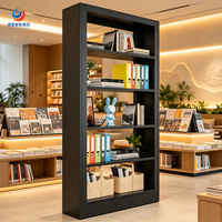 Estanterías Metálicas Resistentes para Biblioteca, Estantes de Almacenamiento de Libros Independientes para Escuelas, Hospitales y Almacenes